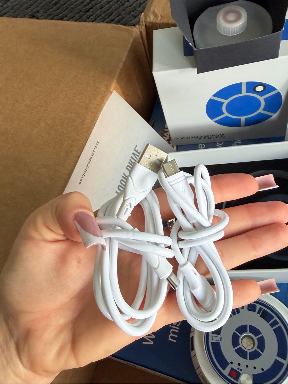 Smart Car Scent Diffuser USB R2-D2 R2D2 Star Wars Hotel Collection +Oil New - Picture 5 of 8